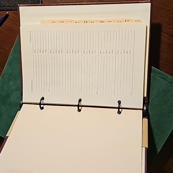 Vintage Leather Address Book - Picture 4 of 7